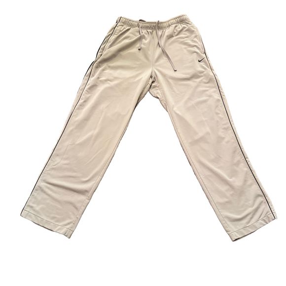 Nike Other - Nike Athletic dep. Track Running Walking Pants Men's Size L Double Line Silver